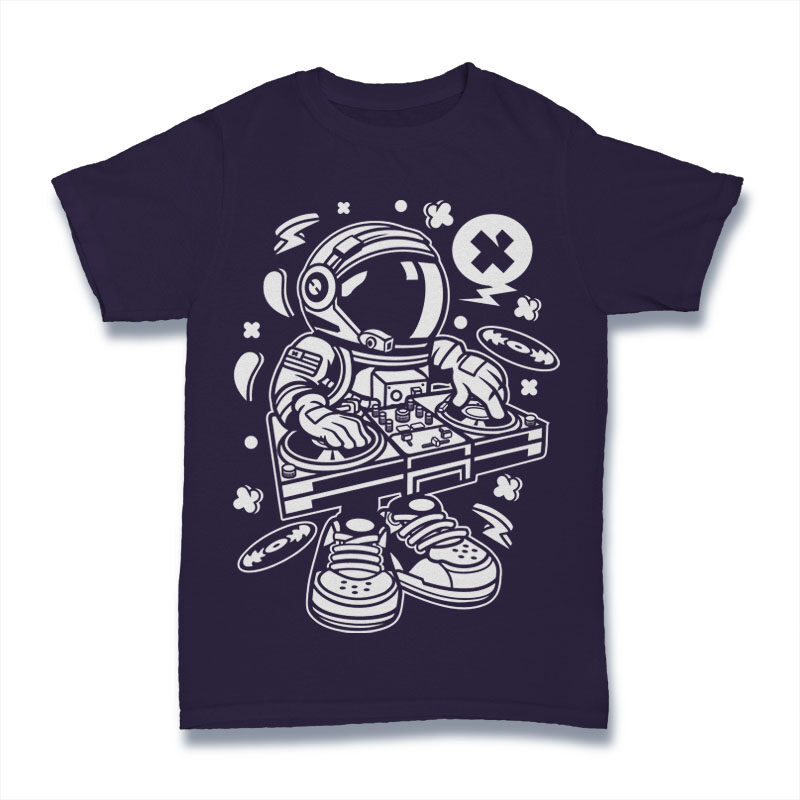 50 Astronaut Tshirt Designs Bundle Buy T Shirt Designs