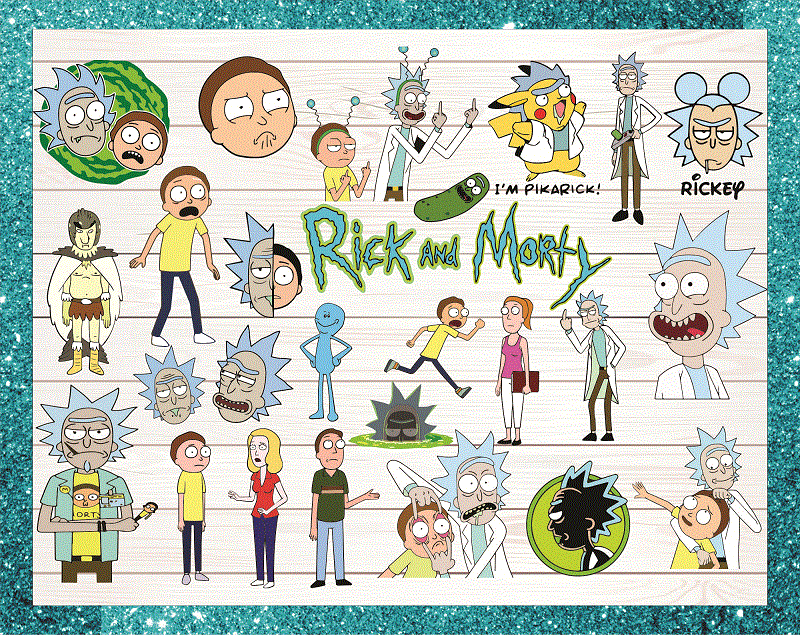 Bundle Rick And Morty Clipart Rick And Morty Characters Png Svg