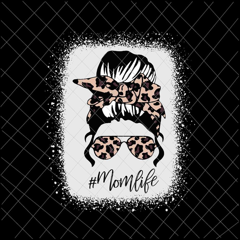 MomLife Svg Classy Mom Life With Leopard Pattern Shades Svg Mother S