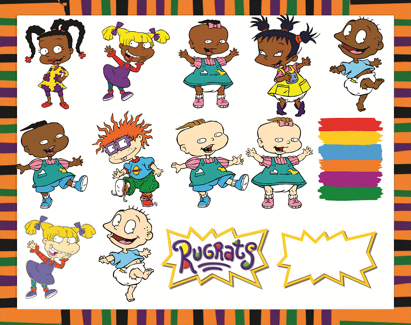 Bundle Rugrats Png Chuckie Finster Svg Chuckie Svg Tommy Svg