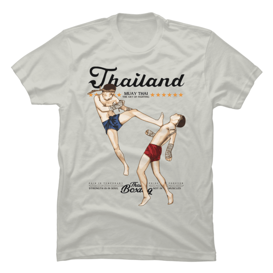 Muay Thai Boran Thai Boxing The Art Of Eight Limbs Buy T Shirt Designs