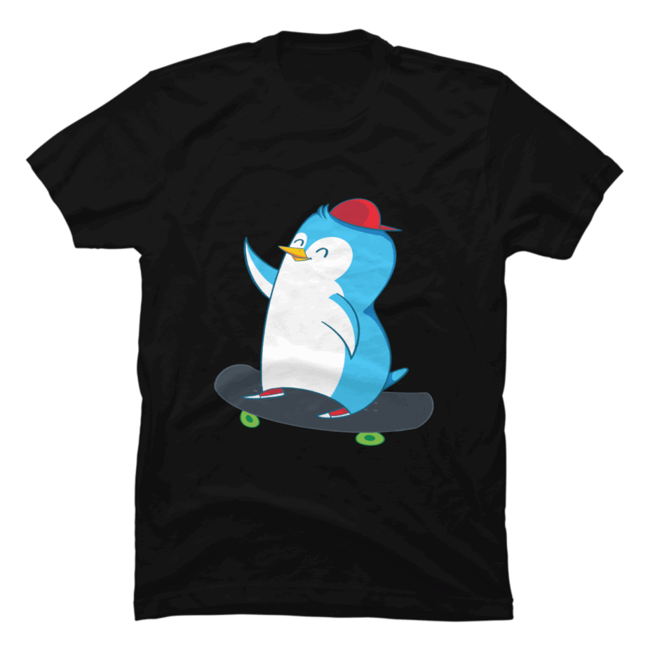 Skateboard Penguin Skateboard Penguin Present Tshirt Buy T Shirt Designs