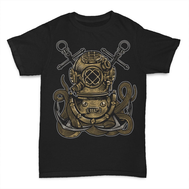 octopus shirt design