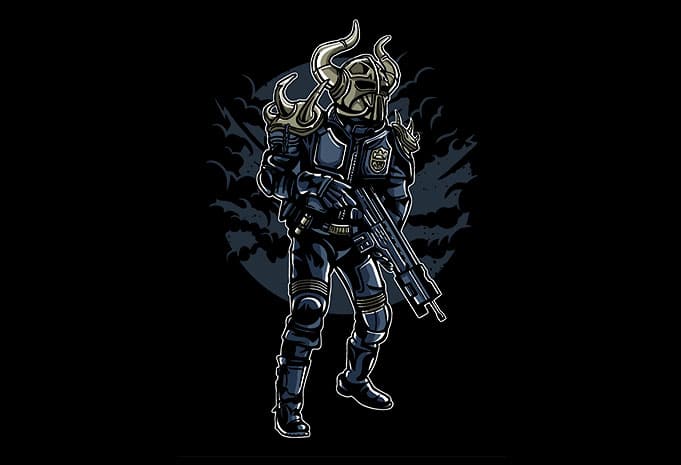 Viking Soldier t shirt design - Buy t-shirt designs