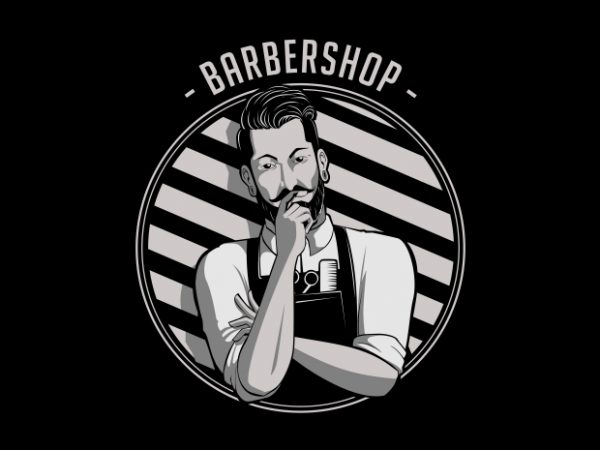 Barbershop t-shirt design