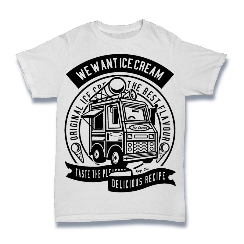 Download Ice Cream Truck Tshirt Design For Sale Buy T Shirt Designs