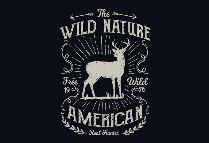 Download Wild Nature vector t shirt design - Buy t-shirt designs