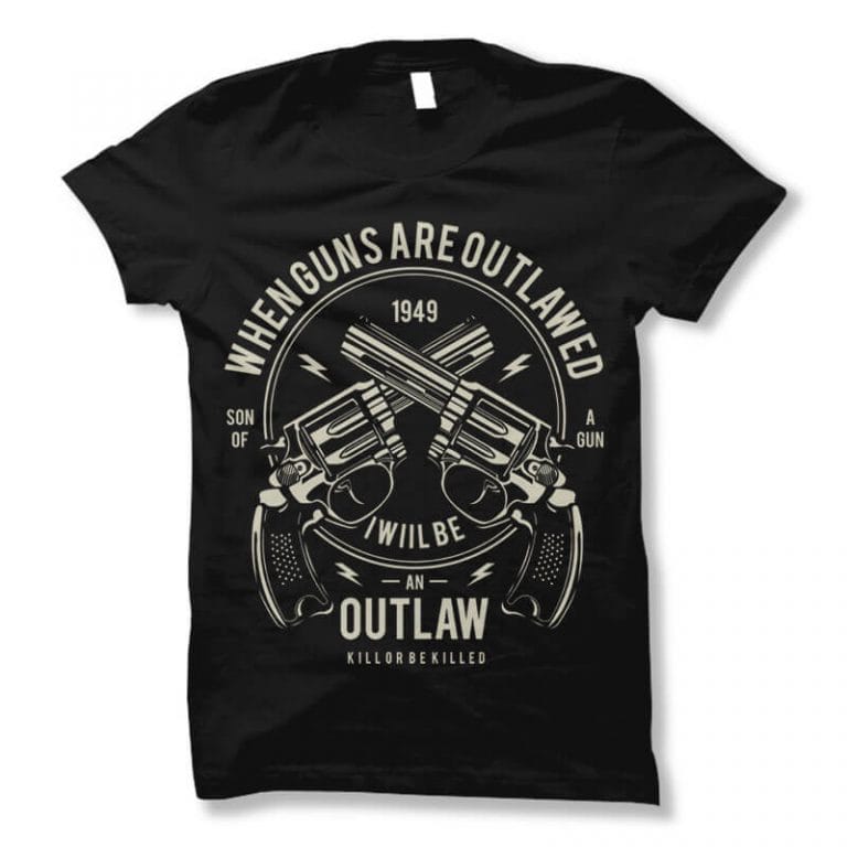 Outlaw t shirt design - Buy t-shirt designs