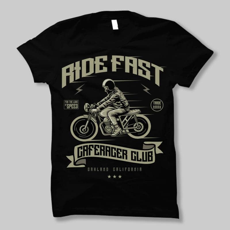 Ride Fast tshirt design t shirt designs for sale