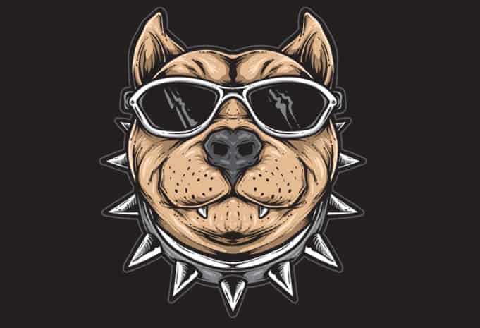 Funky Dog buy t shirt design - Buy t-shirt designs