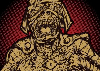 The Mummy graphic t-shirt design