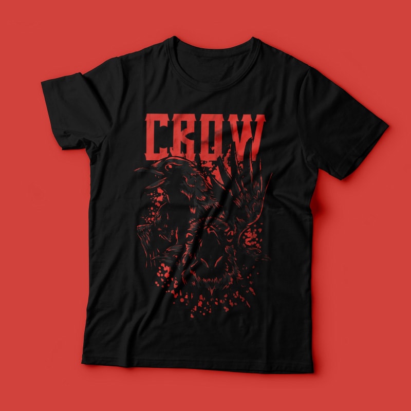 crow tee shirt