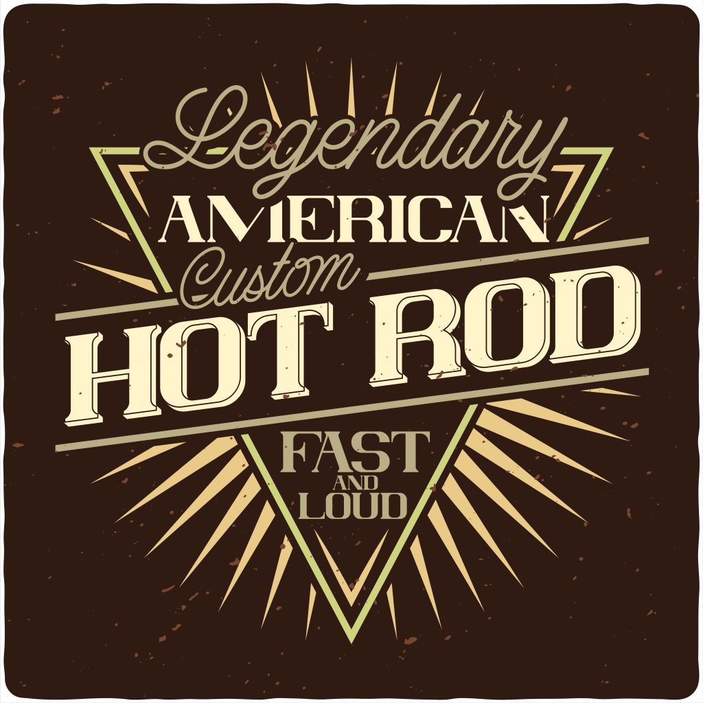 Hot Rod Print Ready Shirt Design - Buy T-shirt Designs