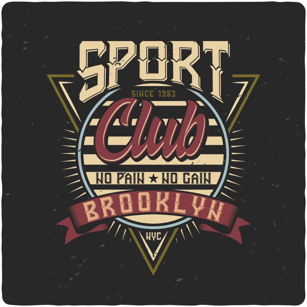 Sport Club Label buy t shirt design artwork - Buy t-shirt designs