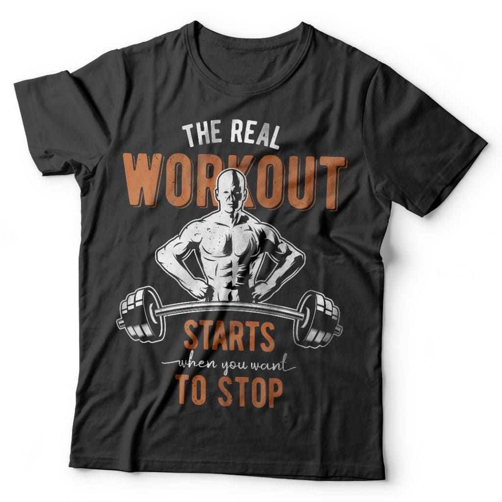 Workout print ready shirt design - Buy t-shirt designs