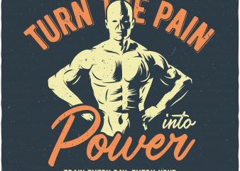 Turn the pain buy t shirt design