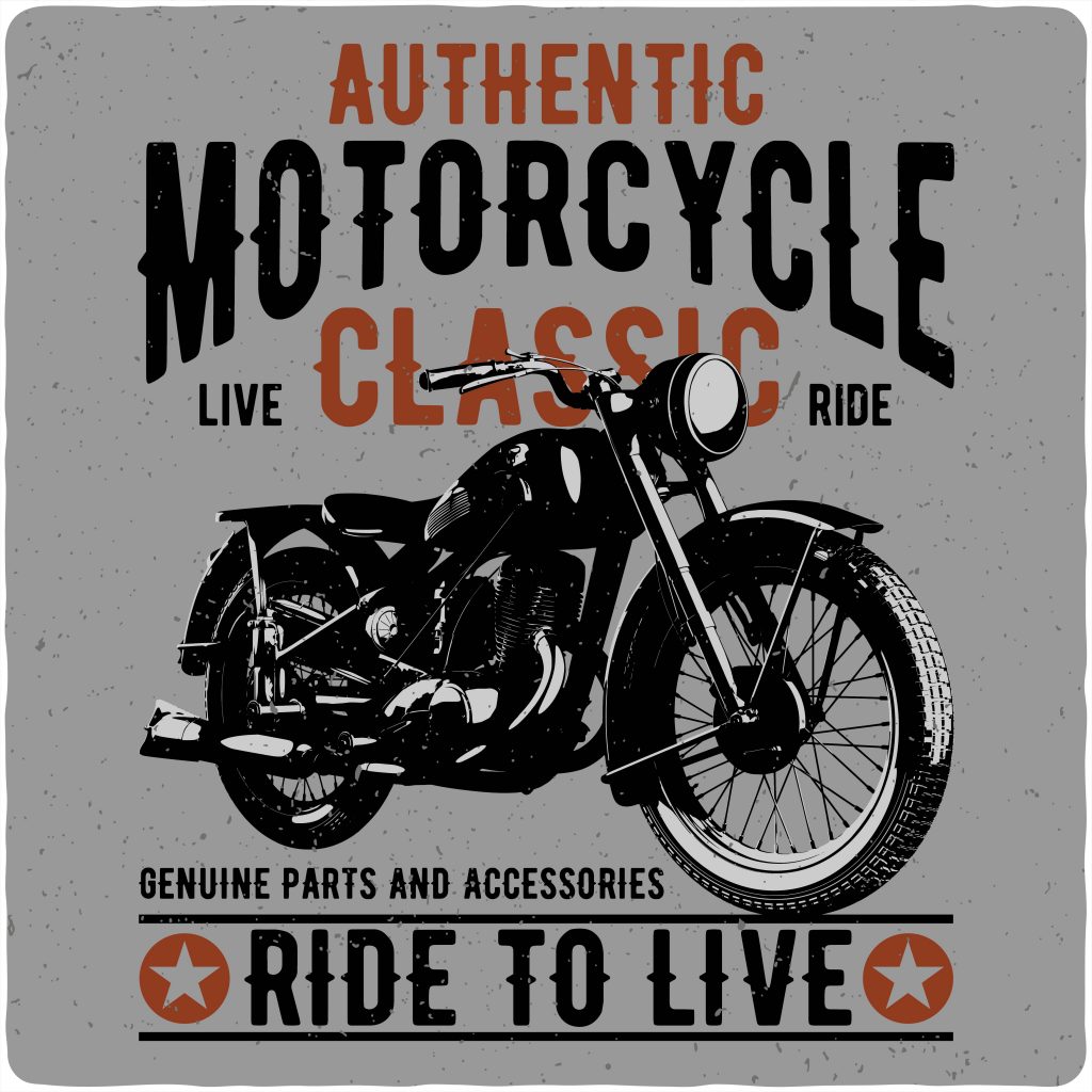 Motorcycle t shirt design for sale - Buy t-shirt designs