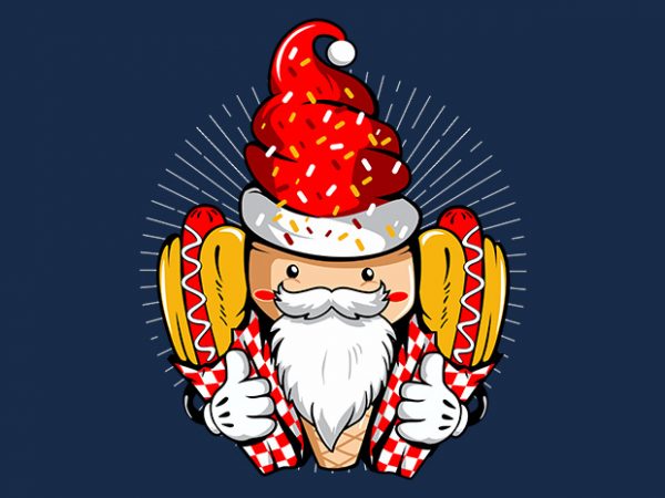 Xmas party vector t-shirt design template