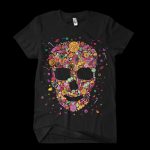 Candy Skull vector t-shirt design template - Buy t-shirt designs