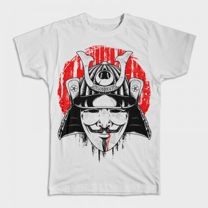 Samurainonymous t-shirt design for commercial use - Buy t-shirt designs