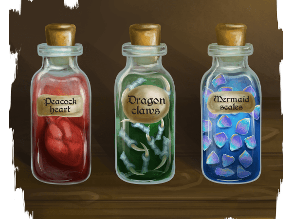 Potion bottles buy t shirt design artwork