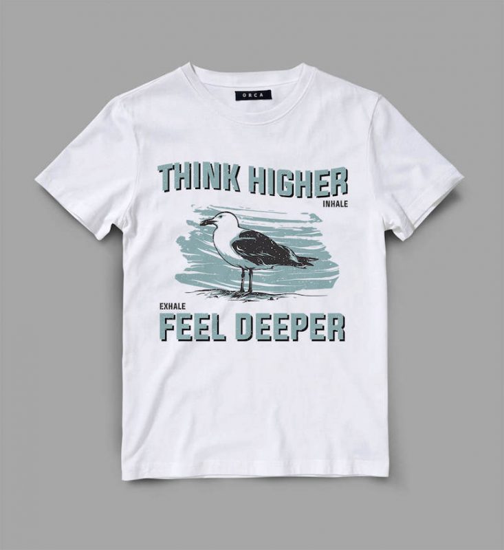 bird 3 think Vector t-shirt design - Buy t-shirt designs