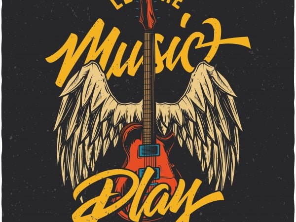 let the music play t shirt