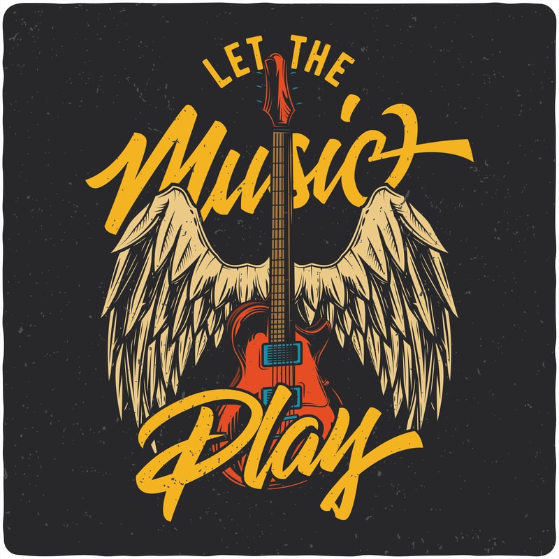 let the music play t shirt