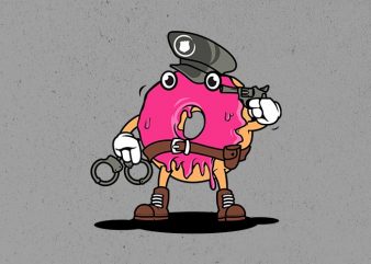 police donut buy t shirt design