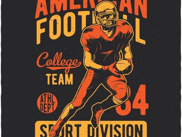 American Football. Vector T-Shirt Design - Buy t-shirt designs