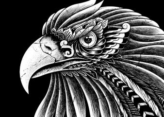 Eagle Ornate t shirt design for purchase