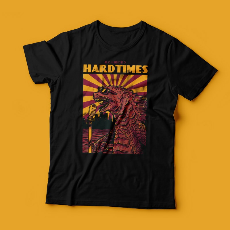 Hardtimes t-shirt designs for merch by amazon