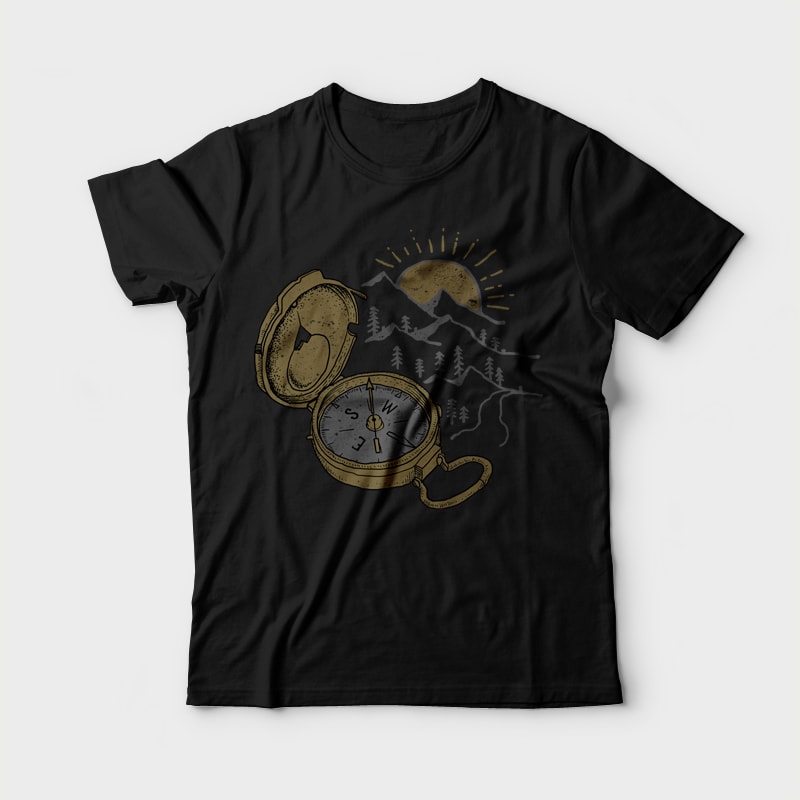 Compass t shirt design for sale - Buy t-shirt designs