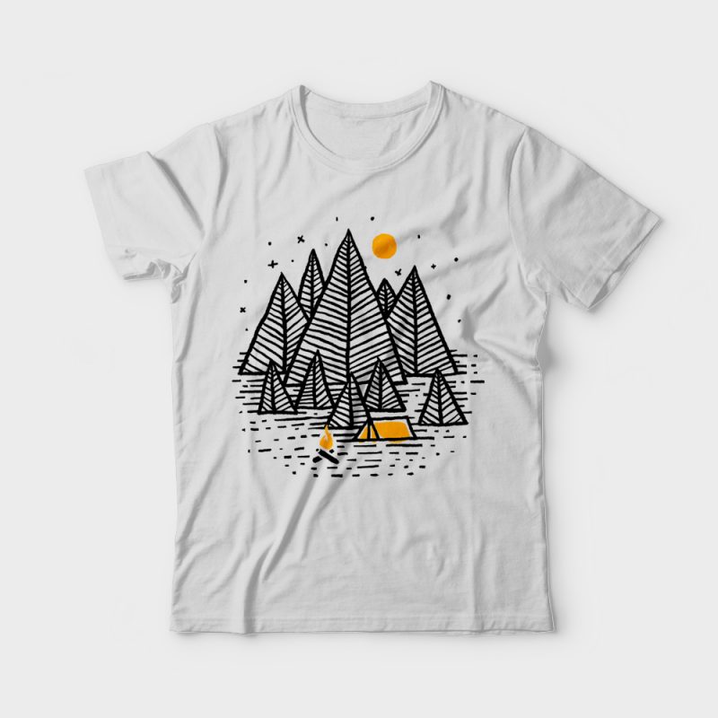 Happy Camper t shirt design png - Buy t-shirt designs