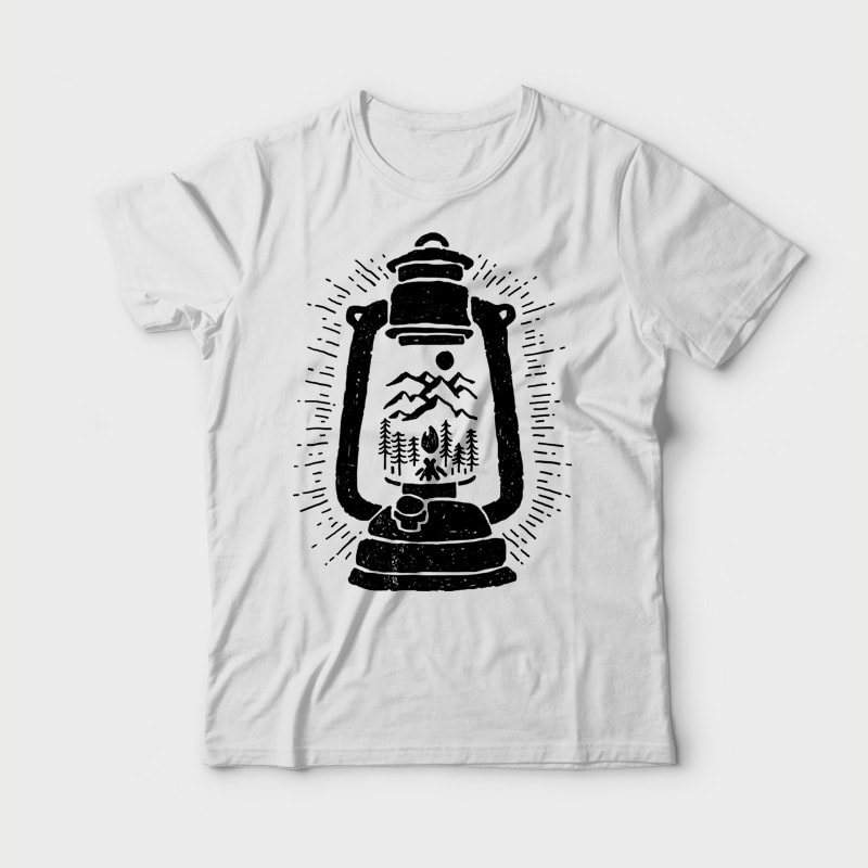 Lantern t shirt design png