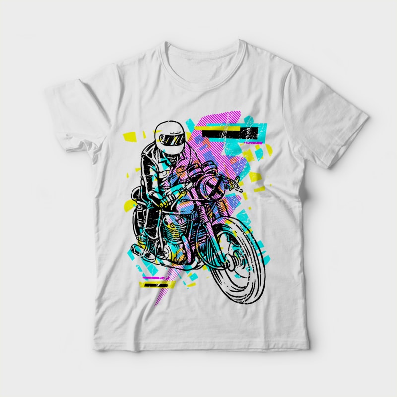 Pop Biker vector shirt designs