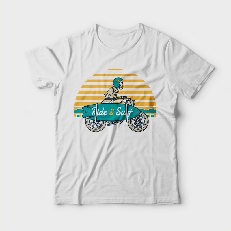 Ride and Surf tshirt factory