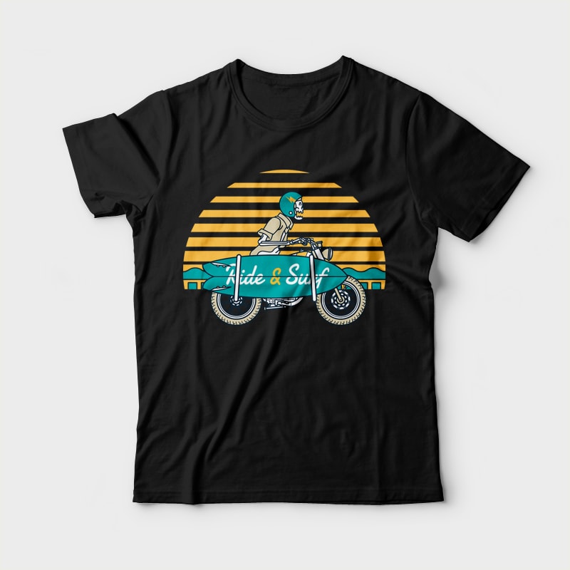 Ride and Surf tshirt factory