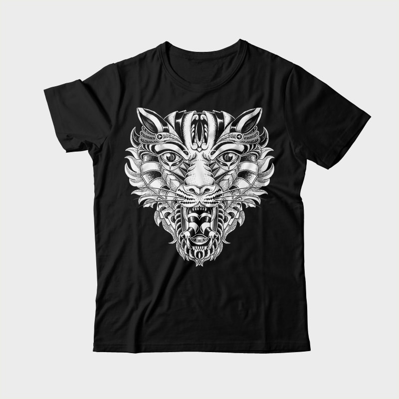 Roar t shirt designs for printful