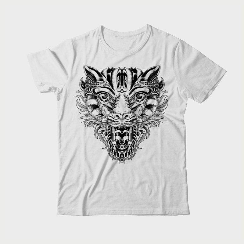 Roar t shirt designs for printful