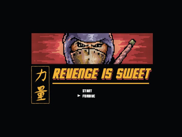 Revenge is sweet vector t-shirt design