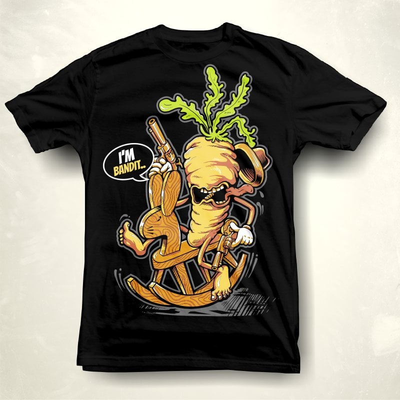 Cartoon t-shirt design bundle #2