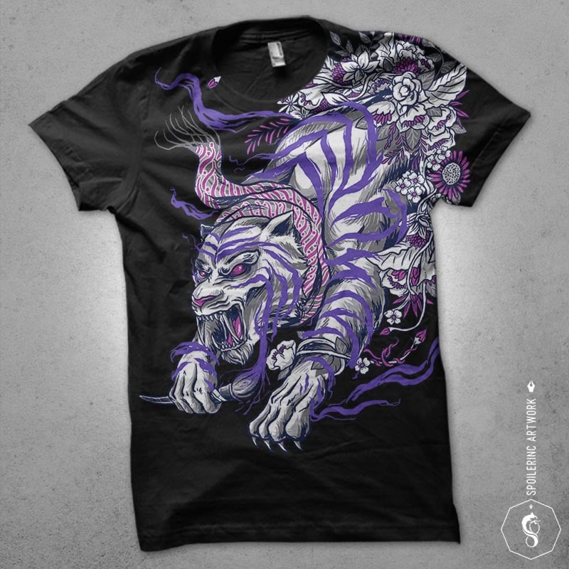 ajian macan putih tshirt design vector shirt designs