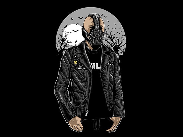 Bane graphic t-shirt design