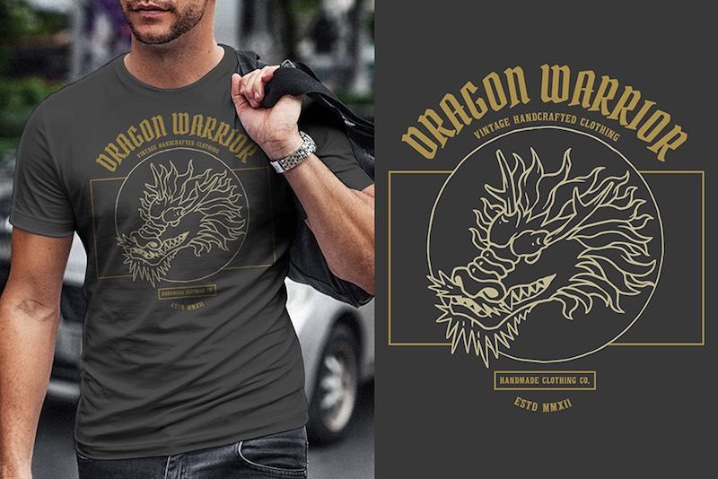 Dragon Graphic t-shirt design buy t shirt designs artwork