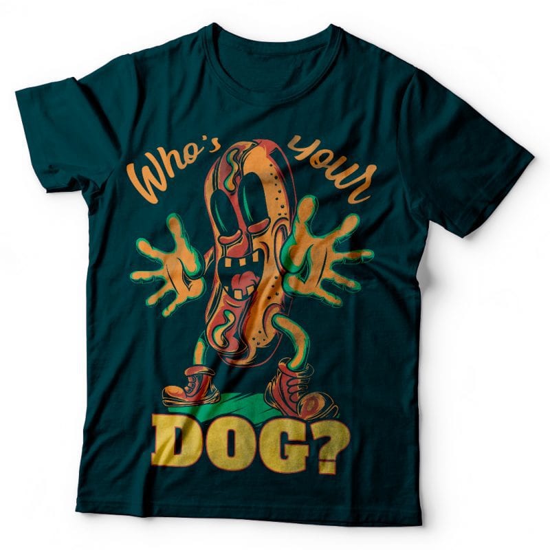 Who’s your dog? Vector T-Shirt Design commercial use t shirt designs