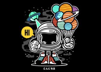 Gift From Outer Space Vector t-shirt design