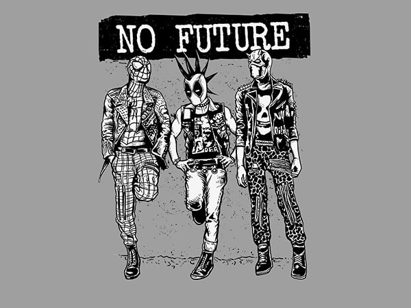 No future vector t-shirt design