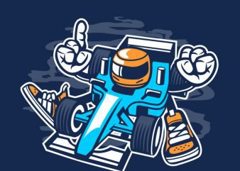 Racer Vector t-shirt design