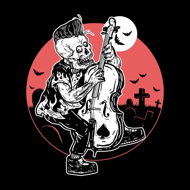 rockabilly tshirt design